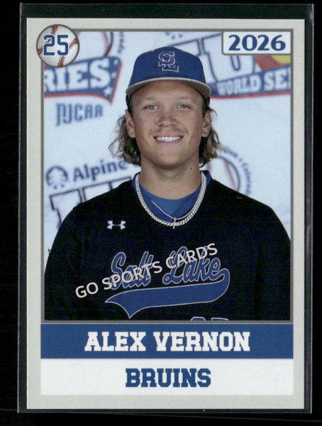 2026 JUCO Salt Lake Community College Bruins Alex Vernon