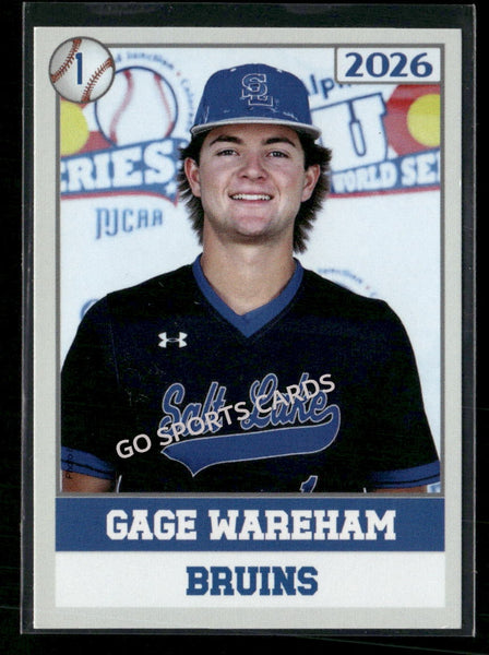 2026 JUCO Salt Lake Community College Bruins Gage Wareham