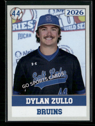 2026 JUCO Salt Lake Community College Bruins Dylan Zullo