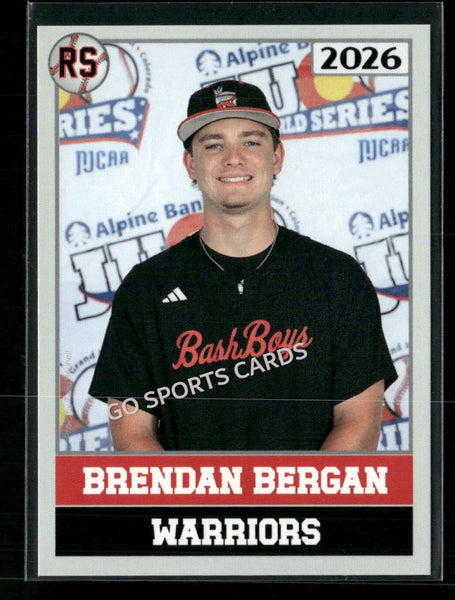 2026 JUCO Wabash Valley College Warriors Brendan Bergan