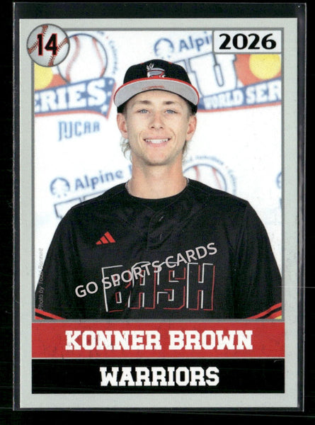 2026 JUCO Wabash Valley College Warriors Konner Brown