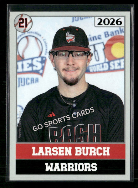 2026 JUCO Wabash Valley College Warriors Larsen Burch