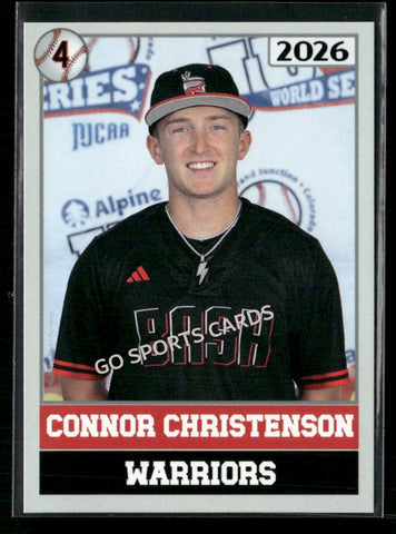 2026 JUCO Wabash Valley College Warriors Connor Christenson