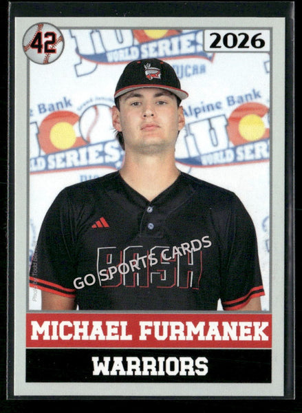 2026 JUCO Wabash Valley College Warriors Michael Furmanek
