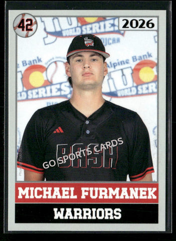 2026 JUCO Wabash Valley College Warriors Michael Furmanek