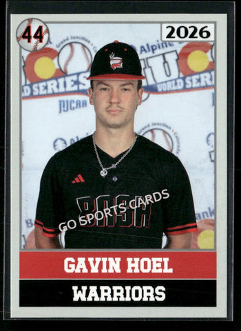2026 JUCO Wabash Valley College Warriors Gavin Hoel