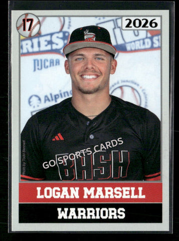 2026 JUCO Wabash Valley College Warriors Logan Marsell