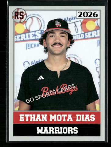 2026 JUCO Wabash Valley College Warriors Ethan Mota Dias