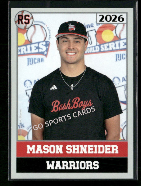 2026 JUCO Wabash Valley College Warriors Mason Shneider