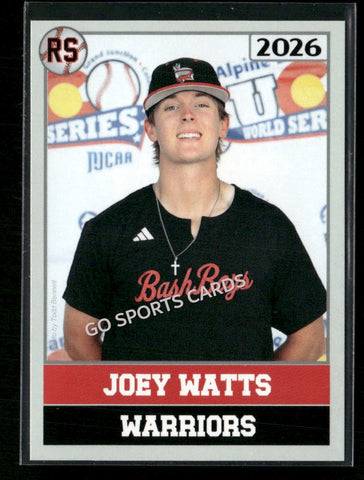 2026 JUCO Wabash Valley College Warriors Joey Watts