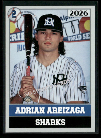 2026 JUCO Miami Dade College Sharks Adrian Areizaga