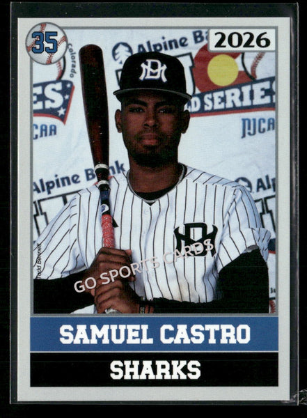 2026 JUCO Miami Dade College Sharks Samuel Castro