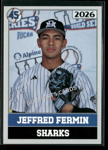 2026 JUCO Miami Dade College Sharks Jeffred Fermin