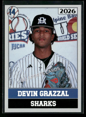 2026 JUCO Miami Dade College Sharks Devin Grazzal