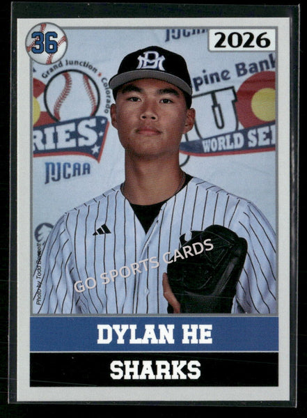 2026 JUCO Miami Dade College Sharks Dylan He