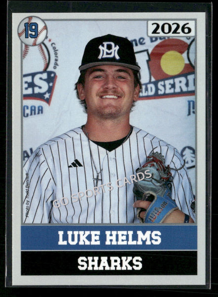 2026 JUCO Miami Dade College Sharks Luke Helms