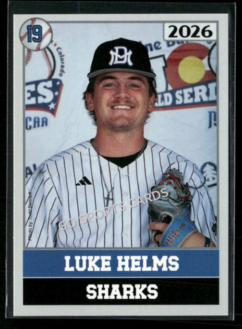 2026 JUCO Miami Dade College Sharks Luke Helms