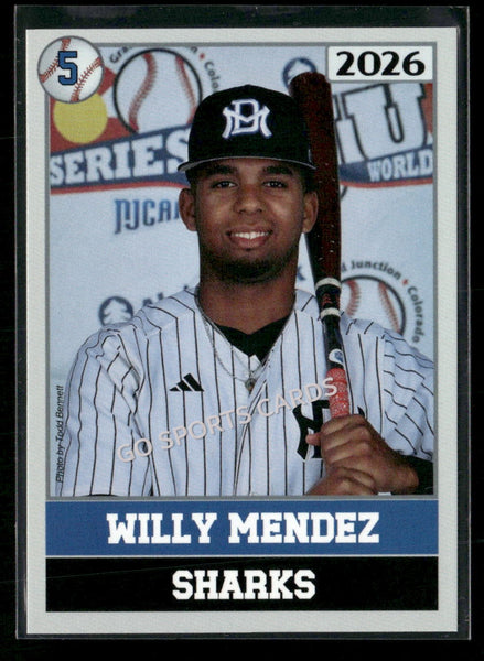 2026 JUCO Miami Dade College Sharks Willy Mendez