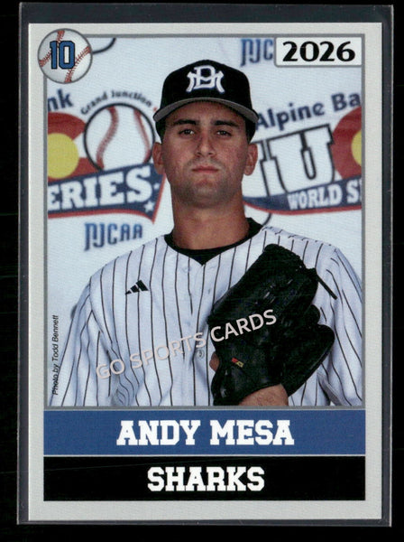 2026 JUCO Miami Dade College Sharks Andy Mesa
