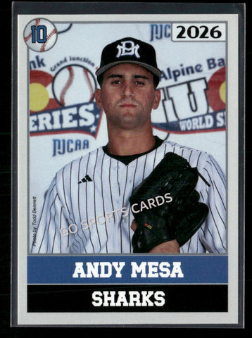 2026 JUCO Miami Dade College Sharks Andy Mesa