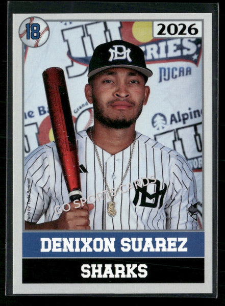 2026 JUCO Miami Dade College Sharks Denixon Suarez