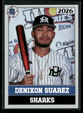 2026 JUCO Miami Dade College Sharks Denixon Suarez