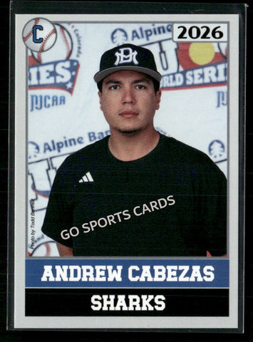 2026 JUCO Miami Dade College Sharks Andrew Cabezas