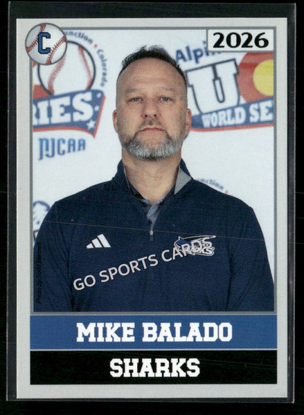 2026 JUCO Miami Dade College Sharks Mike Balado ERROR