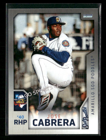 2026 Amarillo Sod Poodles Jose Cabrera