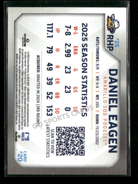 2026 Amarillo Sod Poodles Daniel Eagen