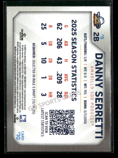 2026 Amarillo Sod Poodles Danny Serretti