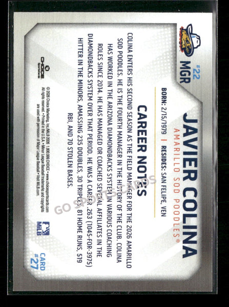 2026 Amarillo Sod Poodles Javier Colina