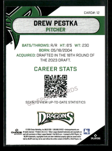 2026 Dayton Dragons Drew Pestka