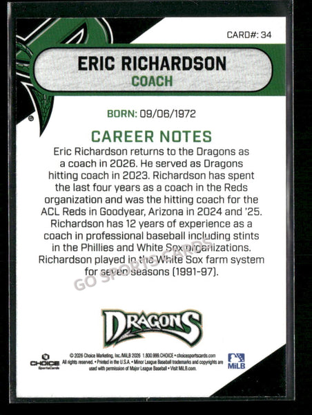 2026 Dayton Dragons Eric Richardson