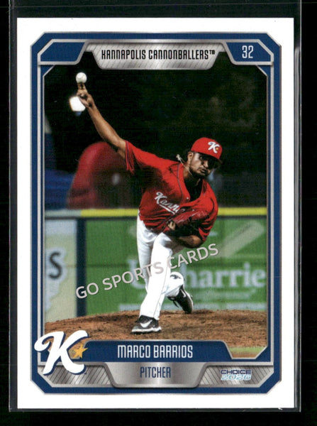 2026 Kannapolis Cannonballers Marco Barrios