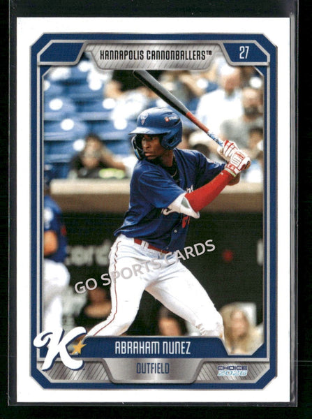 2026 Kannapolis Cannonballers Abraham Nunez
