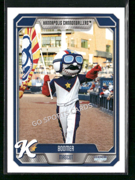 2026 Kannapolis Cannonballers Boomer Mascot