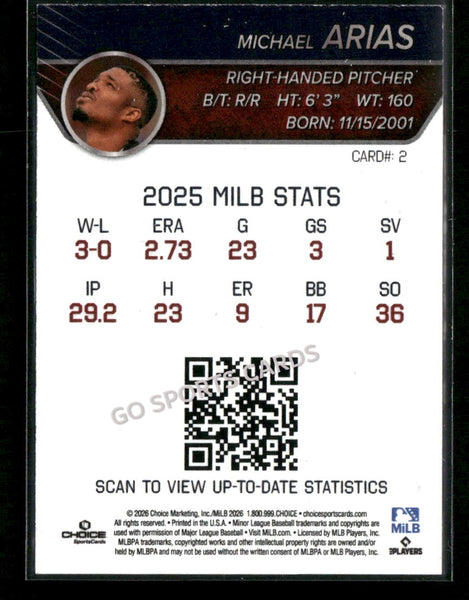 2026 Somerset Patriots Michael Arias