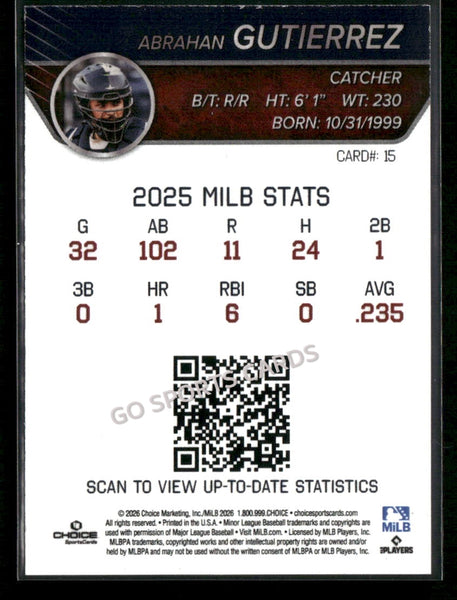 2026 Somerset Patriots Abrahan Gutierrez