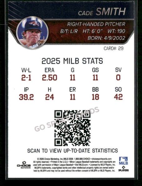 2026 Somerset Patriots Cade Smith
