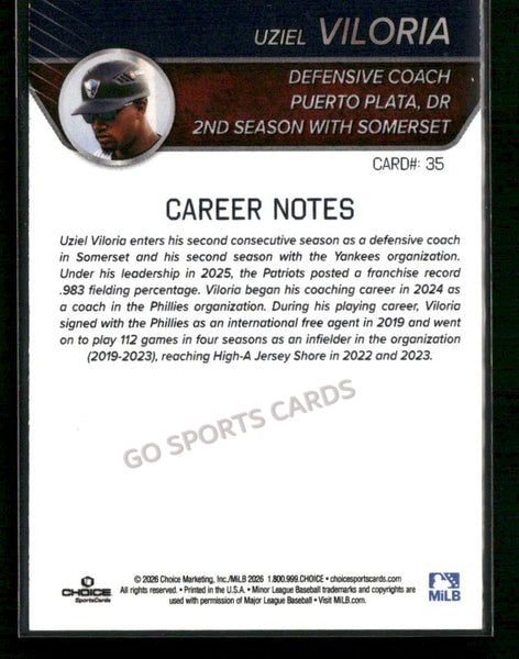 2026 Somerset Patriots Uziel Viloria