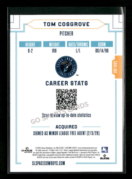 2026 Sugar Land Space Cowboys Tom Cosgrove