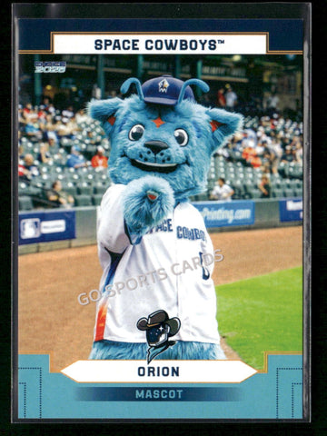 2026 Sugar Land Space Cowboys Orion Mascot