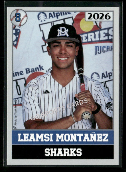 2026 JUCO Miami Dade College Sharks Leamsi Montanez