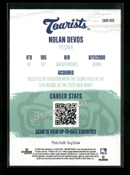 2026 Asheville Tourists Nolan Devos