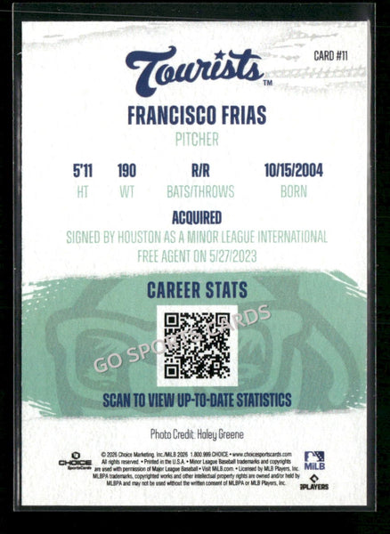 2026 Asheville Tourists Francisco Frias