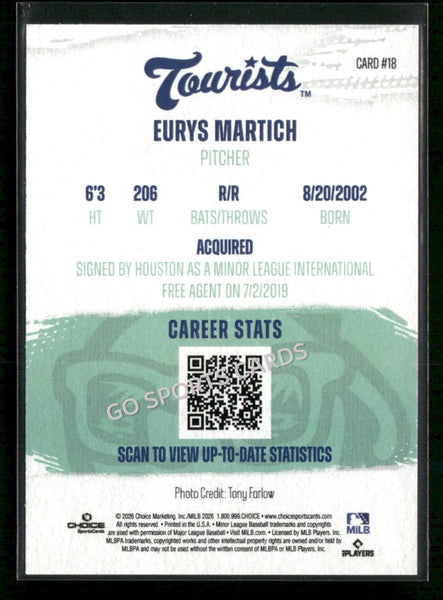 2026 Asheville Tourists Eurys Martich