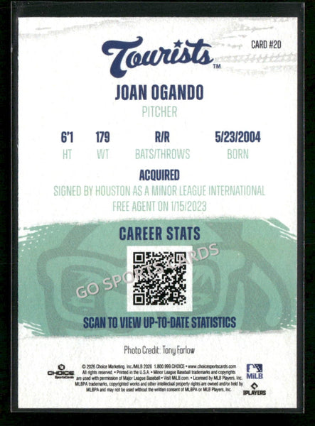 2026 Asheville Tourists Joan Ogando