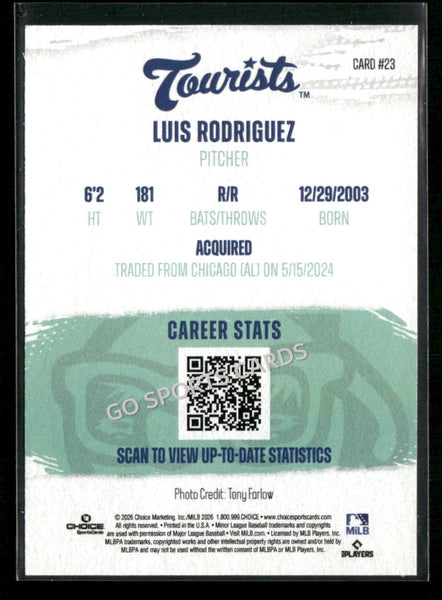 2026 Asheville Tourists Luis Rodriguez