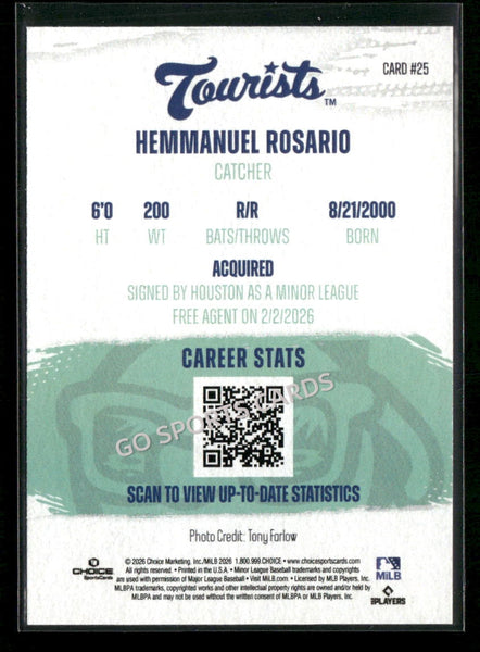 2026 Asheville Tourists Hemmanuel Rosario
